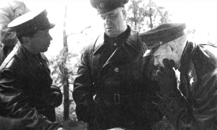 К.К. Рокоссовский и Г.К. Жуков перед операцией «Багратион»